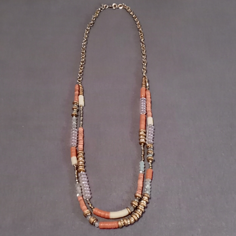 EUC Loft Multi Strand/Multi Color Beaded Necklace